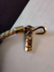 Vintage YSL Yves Saint Laurent Rope And Metal Feather Necklace 70s
