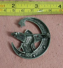 Believe Fairy Angel Moon Star Sparkle Crystal Signed DD Patricia Dash Brooch Pin