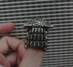 Solid Brass Fierce Dragon Claw Ring Vintage Style 21MM – US 11
