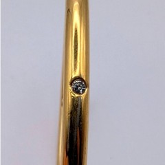 Vintage JBK Camrose Kross Gold Plated Crystal Bangle Bracelet 8.5in