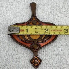 Vintage 1960’S MCM Copper & Enamel Pendant David Andersen Norway By U.Tangerud