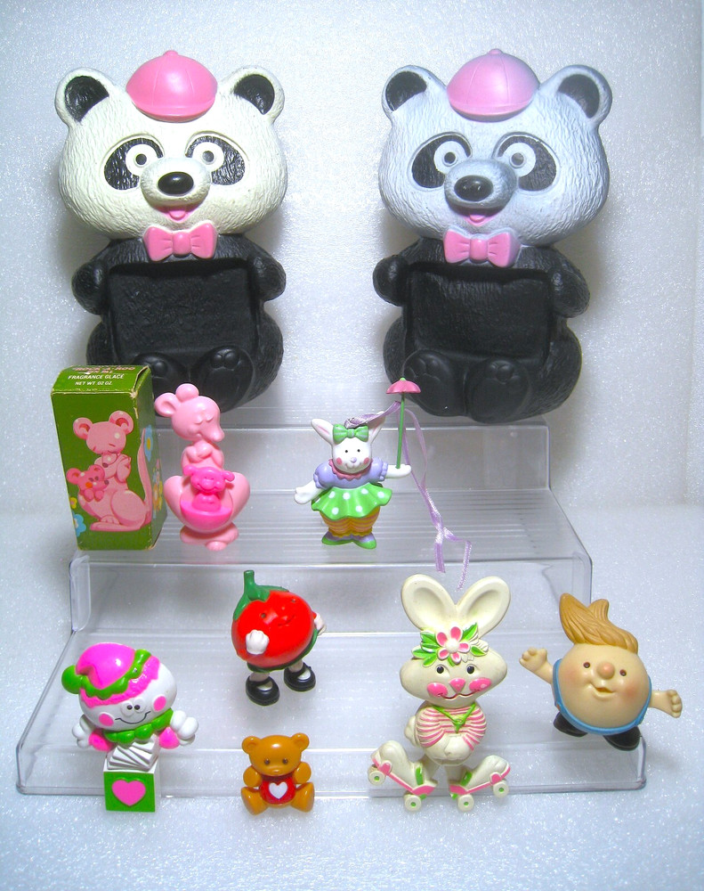 1970s-1990s Avon Kids Pin Fragrance Glace Soap Dish Somersaults Brooch Bunny Lot