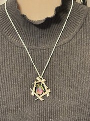 Vintage Sarah Coventry “Chinese Modern” Watermelon Rhinestone (1964) Necklace