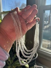 Aunt Elza’s Crystal Necklace Amulet Magnificent Magical Fortune Teller Heirloom