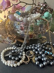 mystery jewelry jar vintage
