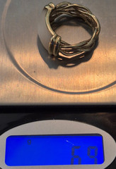 Vintage Custom Designed 14K Yellow Gold Ring Size 8 6.9 grams