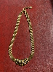 Vintage LANVIN GERMANY GOLD TONE CHOKER authentic