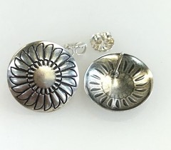 Vintage Native American & More Sterling Silver Mixed Earring Lot (15 pair)