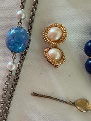 Grandmas Jewerly Lot Mixed Vintage Estate 22 pieces Monet Avon + more