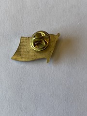Vintage American Flag USA Hat Jacket Pin Brooch Red White & Blue, 1970s