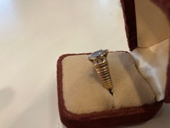 Vintage 18K Gold Marquise Diamond Ring – 1.00 TW Original Bill of Sale/Box