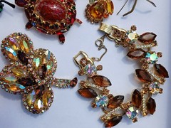 Vintage Rhinestone LOT Juliana Alice Caviness Warner Barclay 15 pcs