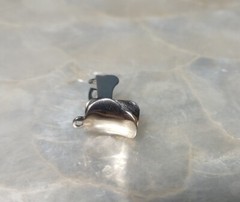 VINTAGE P&N STERLING SILVER 3D TRAIL SADDLE CHARM MOVING STIRRUPS COWBOY WESTERN