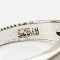 Baby Blue Topaz Marquise Cut Solitaire Sterling Silver Cocktail Ring Size 5.75