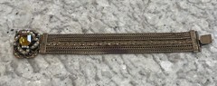 Antique Gold Tone (5) Multi-Strand “Victorian Style” Bracelet
