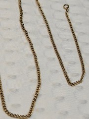 Vtg Speidel 12K Yellow Gold Filled 22 Inch Curb Link Chain Necklace Signed
