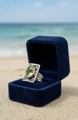 Vintage Nicky Butler Lemon Quartz RAJ Limited Addition Retired Ring Size 8