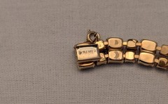 Kramer of NY Vintage Alexandrite Rhinestone Bracelet & Earrings MINT condition