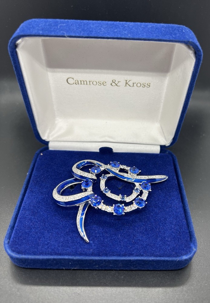 Camrose & Kross Jacqueline Bouvier Kennedy Jewelry Brooch Reproduction COA