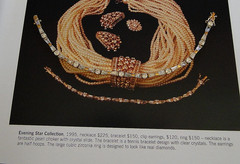 1995 Eliabeth Taylor Evening Star for Avon Gold & CZ Tennis Bracelet Book Piece
