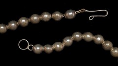 Sterling Silver Bead Necklace​ Designer AVN Jal Mexico 16”
