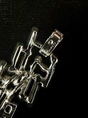 TRIFARI Crystal Baguette Rhinestones Rhodium Married Alfred Philippe Crown w/Box