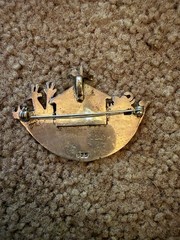 Lovely 925 Taxco Mexico Combination Brooch or Pendant “Noah’s Ark” 1.50″Tx1.75″W