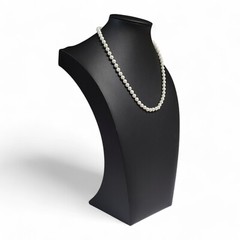 VTG Classic Faux White Pearls Delicate Elegant Everyday Statement Necklace 18″