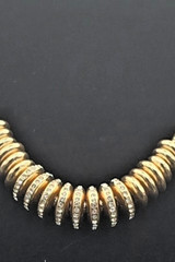 Vintage Avon “FOREVER” Selected by Paula Abdul Gold Tone and Rhinestone Necklace