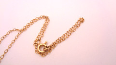 Beautiful Vintage Gold-Filled Etched Heart Photo Locket & Chain Necklace