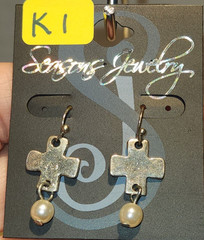 Vintage Costume Jewelry Earrings for pierced ears NIP – READ!