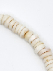 Vtg. ’70s Puka Shell & Turquoise Nugget Necklace 15.5″ Surfer California Hawaii