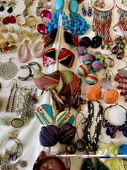 Huge 251 pairs Earrings Pierced Mixed Stud Dangle Chandelier Hoop