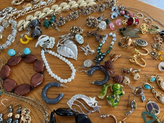 Vintage Box Lot COSTUME JEWELRY 5 Lbs 100+ Pieces All Wearable & Nice + Watches