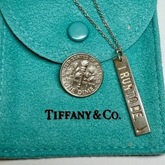 Tiffany 2010 Women Nike Marathon San Francisco Charm Pendant Silver 18”Necklace
