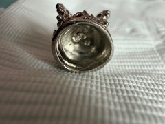 Vintage Sterling Silver Charm Airplane, lamp, crown, ring, car, prospector, bowl