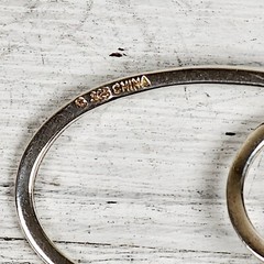 VINTAGE TWISTED WIRE WORK STERLING SILVER HOOP EARRINGS 925 PRETTY HOOPS