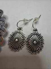 Southwestern Style Sunburst Pendant & Dangle Earrings Set