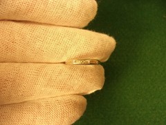 BEAUTIFUL OLD VTG ANTIQUE LADY’S 18K WHITE GOLD & DIAMOND ART DECO ERA RING BAND