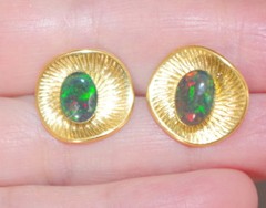 VINTAGE GORGEOUS DIAMOND CUT GOLD FILLED JACKETS FOR EARRINGS USE W ANY STUDS