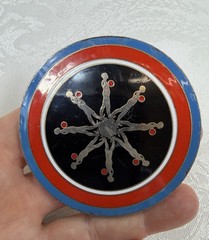 Vtg Ernest Trova Artist Made Design Falling Man Medallion Pendant READ NOTES