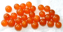 ✅ 20gr RUSSIAN SOVIET BALTIC SEA AMBER BOLLS NECKLACE 老琥珀 BEADS STONE ROCK PIN ☭