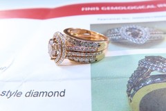 PEAR SHAPED 2.07 DIAMOND RING WITH CURRENT 2025 APPRAISAL 14KT LADIES SIZE 6