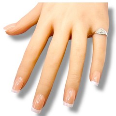 Initial Letter K Signet 925 Sterling Silver Child Baby Pinky Ring Size 3.25