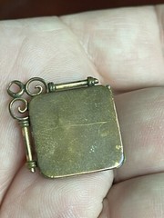 Vintage Carter, Qvarnstrom & Remington Victorian Gold Filled Locket Fob READ