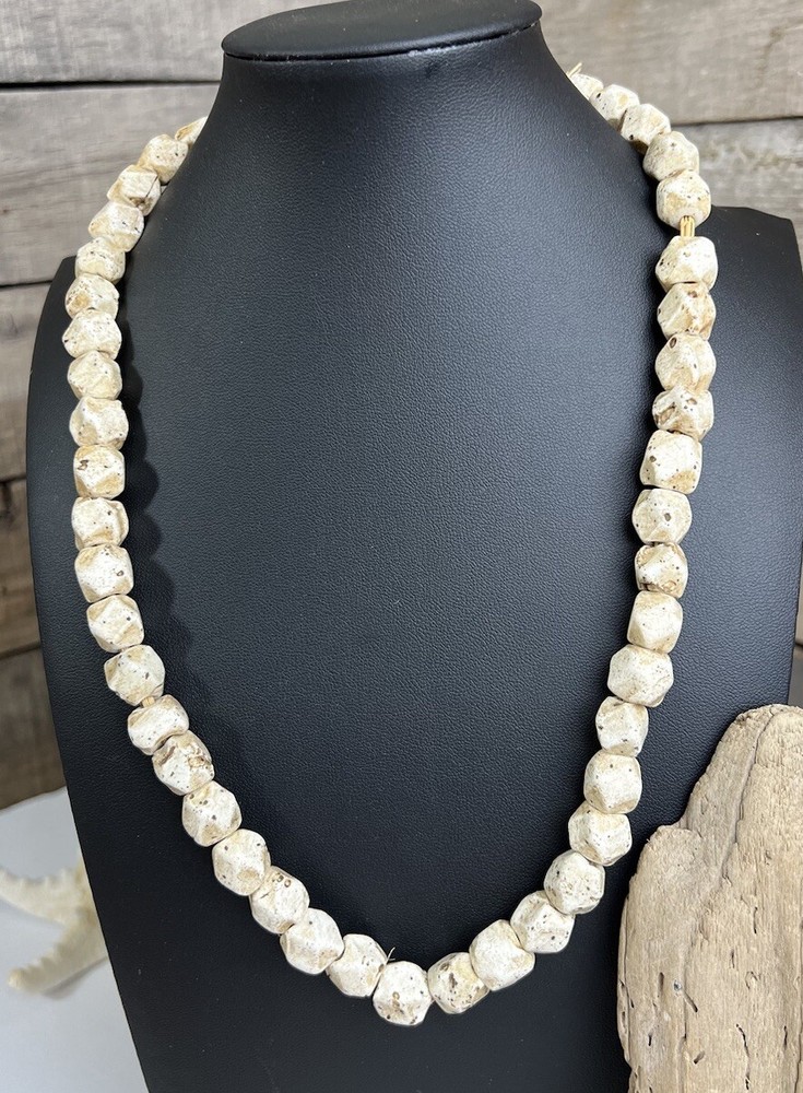 Fabulous Southwestern Stone Beaded Necklace Natural Jewelry 22” Long 11.4 mm💛