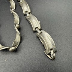 Vintage Chain Necklace Lot of 7 Silver Tone Costume Jewelry