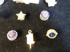 16pc Vintage Gold/Enamel Lapel Pins-Flags/Wrestling/Lions/Bird-Free Shipping