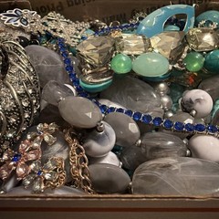 Vintage to Now Jewelry Lot, All Wearable Untested. No Junk. Box D9