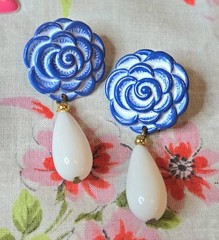 16 Pairs Vintage Earrings Lot For Pierced Ears, 1970s 1980s Costume Jewelry